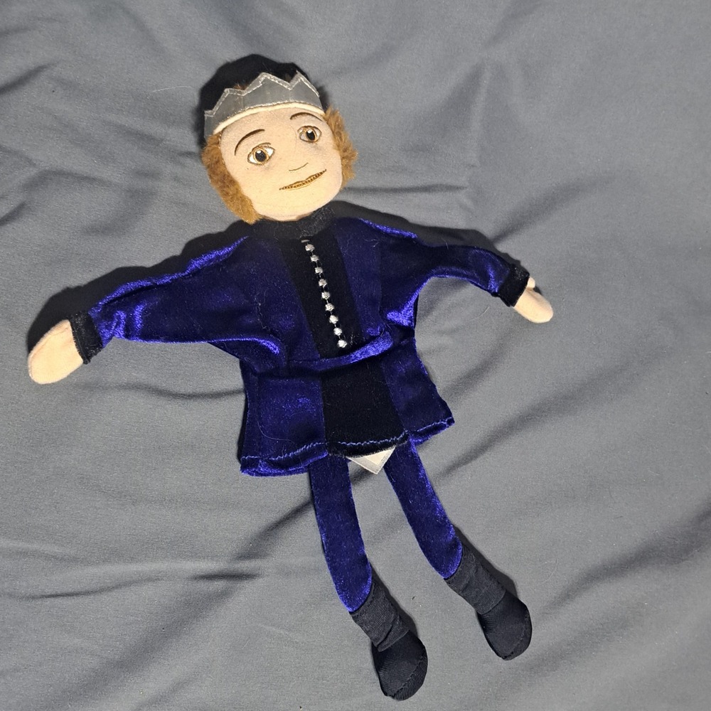 FAO Schwarz Prince Hand Puppet Blue -‎ Pretend Play Fairy Tale Toys R Us